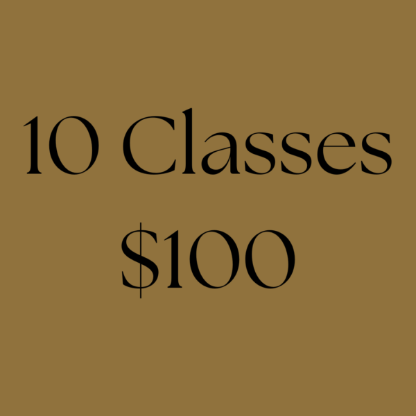 10 Classes for $100
